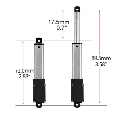 SLA-T01 actuador lineal, vista principal del producto