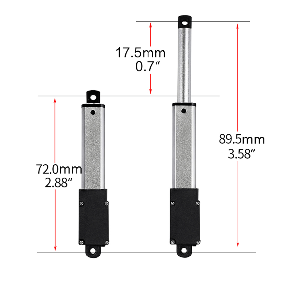 Vérin linéaire SLA-T01 course 17.5mm