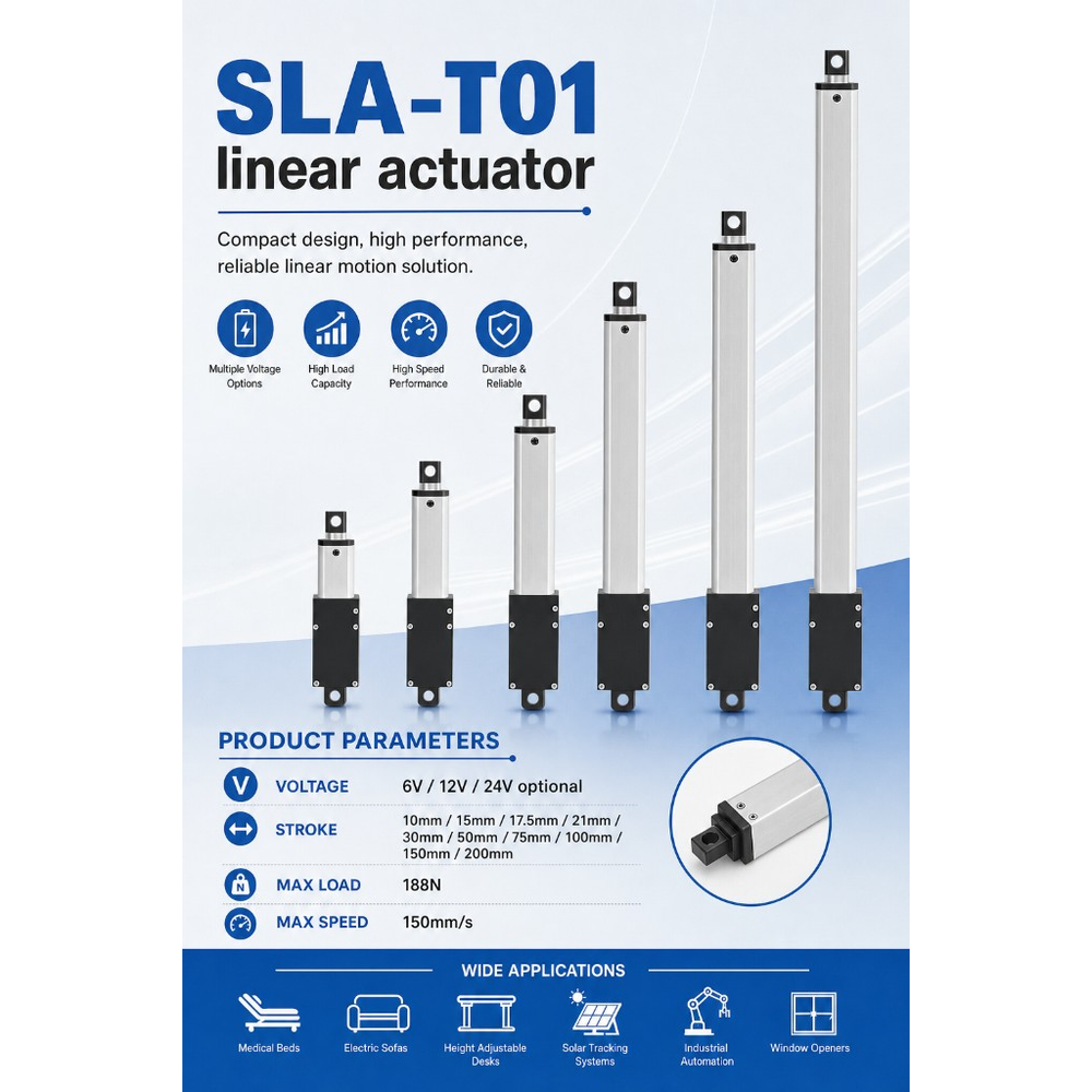 SLA-T01 vérin linéaire pour robot thumbnail 3