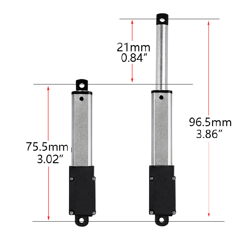 Vérin linéaire SLA-T01 course 21mm