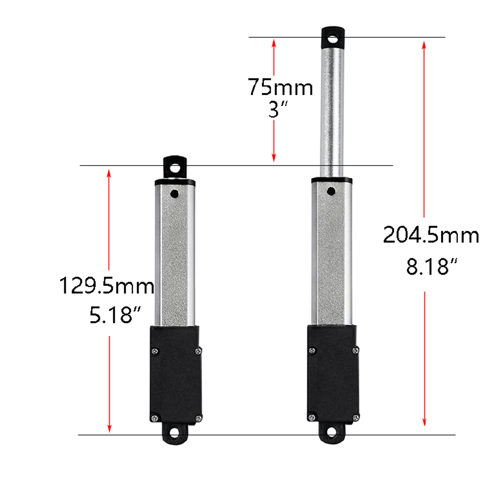 SLA-T01 Linearantrieb 75mm Hub