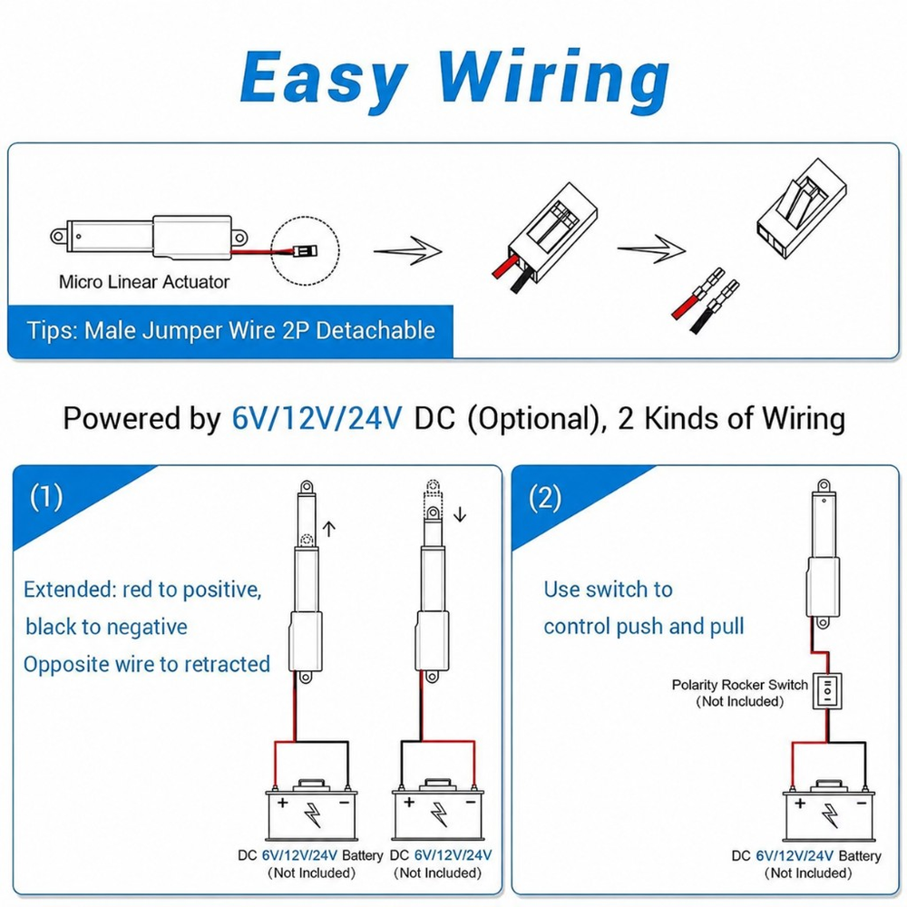 مشغل خطي دقيق SLA-T01-M شوط 17.5mm thumbnail 4