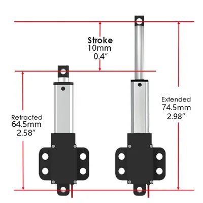 SLA-T01-W actuador lineal, vista principal del producto